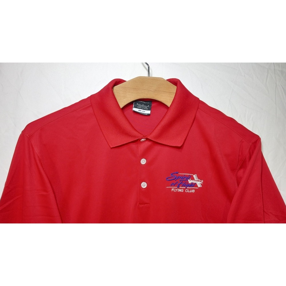 Spirit Of Flight Pilot Club M Nike Dri-Fit Short Sleeve Shirt Aviation Flying - Picture 3 of 10